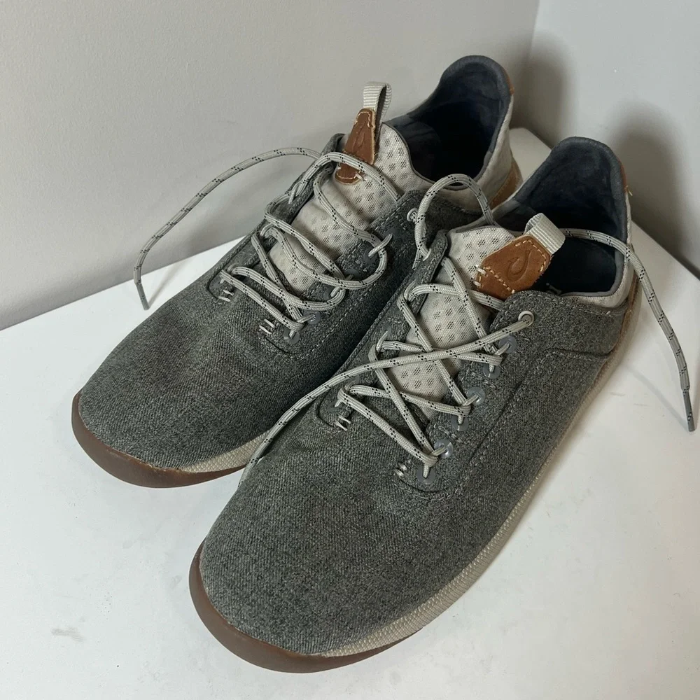 OluKai Size 9 Nanea Li Banyan Sneakers On the Edge Like New Condition